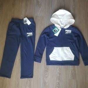 Puma Boy 2 Piece Jog Set NWT